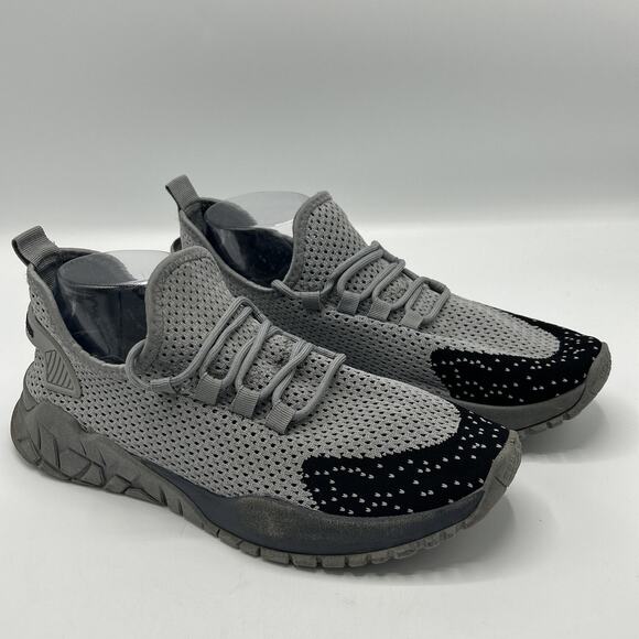 Pony Road Sneakers Men’s Sz 10 Grey Black Vented Athletic Low Top Shoes main image 5